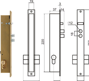 Замок Полис 20