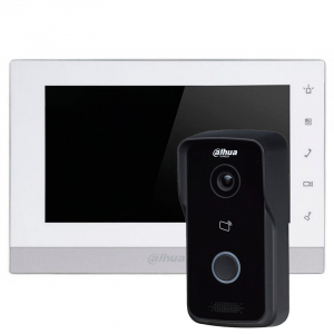 Комплект IP видеодомофонии Dahua DHI-VTK-VTO2010D-VTH2020DW