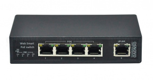 Управляемый Web Smart PoE коммутатор SW-20500/MB(60W)