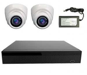 Комплект видеонаблюдения 2xHD 