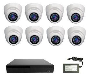Комплект видеонаблюдения 8xHD