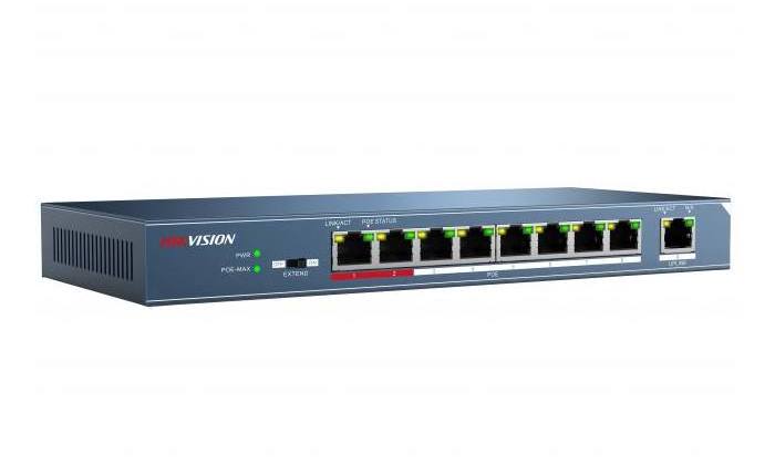 РoЕ-коммутатор HikVision DS-3E0109P-E