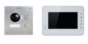 Комплект IP видеодомофонии Dahua DHI-VTK-VTO6210BW-VTH1560BW 