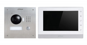 Комплект IP видеодомофонии Dahua DHI-VTK-VTO2000A-VTH1550CH(S)