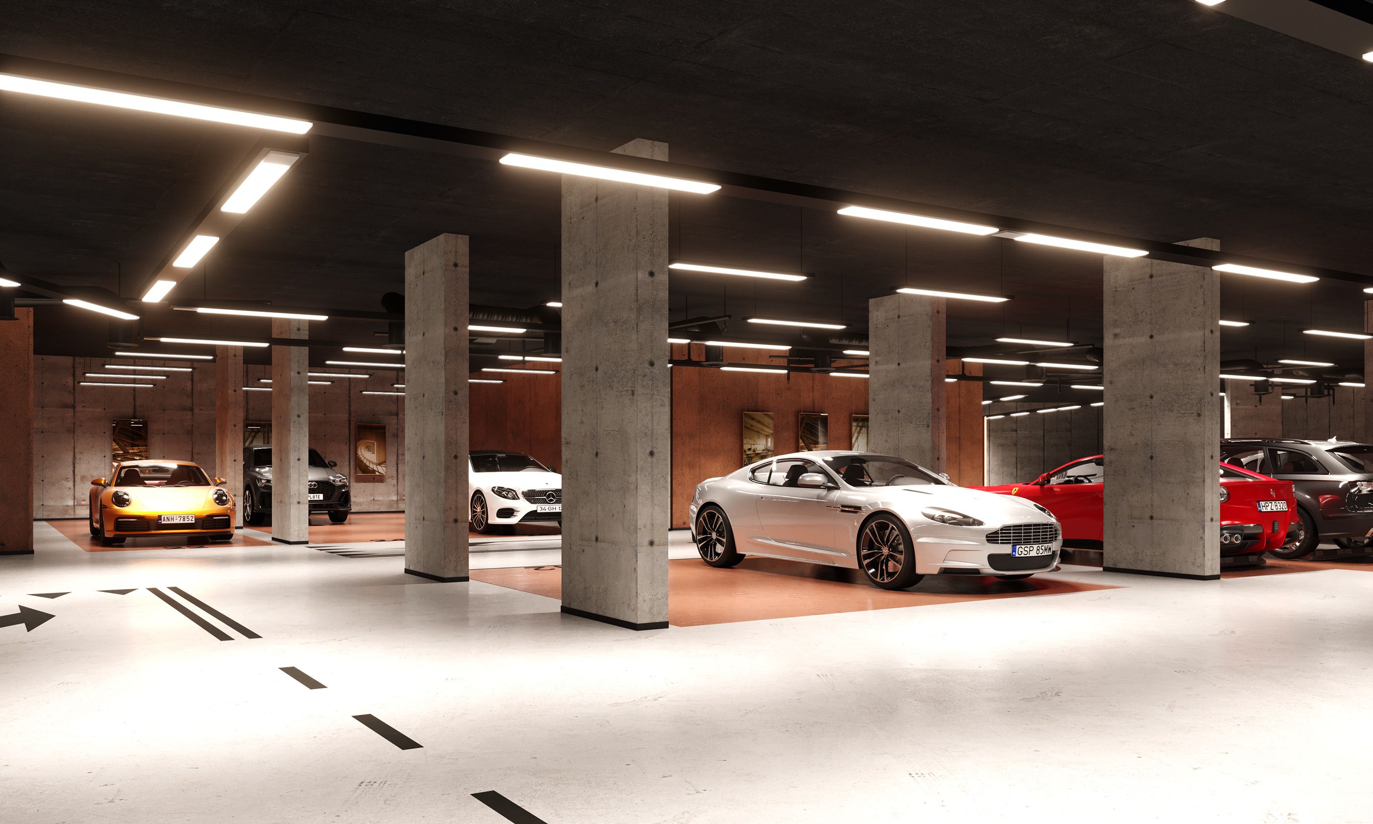 Видеонаблюдение на парковке