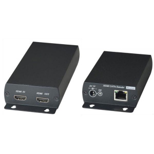 HE03 Комплект (передатчик + приёмник) для передачи HDMI по одному кабелю витой пары