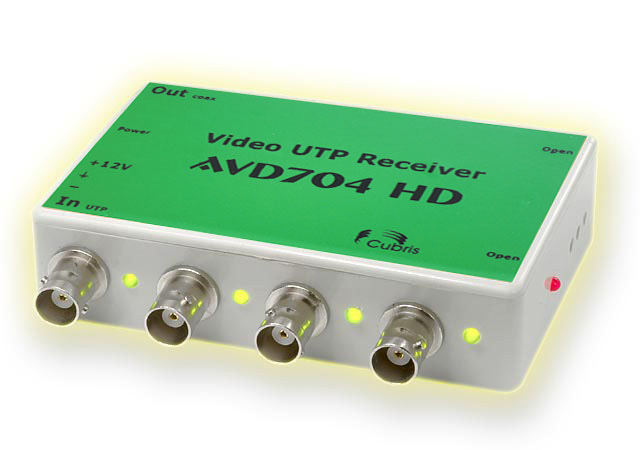 Активный приемник видеосигнала по витой паре Cubris AVD704R HD