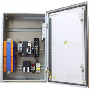 OS-46TB1(SW-60812/I) Уличный коммутатор с термостабилизацией и резервным питанием 
