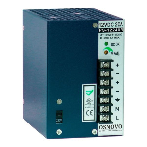 PS-12240/I Промышленный блок питания. DC12V, 20A (240W)