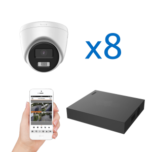 Комплект видеонаблюдения 8D IP Start-Fix