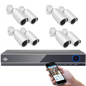 Комплект IP видеонаблюдения 8-IP