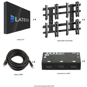 VW2255WML Видеостена 2х2