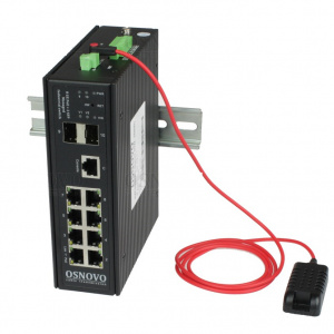 SW-80802/ILS(port 90W,300W) Промышленный управляемый (L2+) HiPoE коммутатор