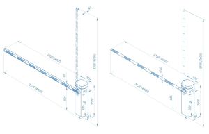 Тумба шлагбаума PERCo-GS04.1