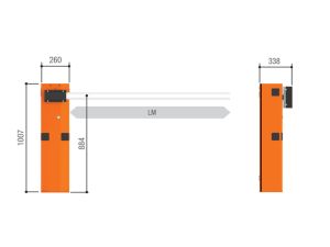 G3750DX Classico Комплект шлагбаума GARD 3750 