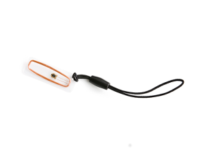 Ярлык прозрачный ПВХ пластик, 10x28, ICODE2	