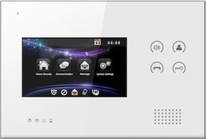 Монитор ip видеодомофона BAS-IP AG-04 W