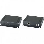 HKM01E HDMI KVM удлинитель (комплект приёмник + передатчик) по Ethernet до 120м
